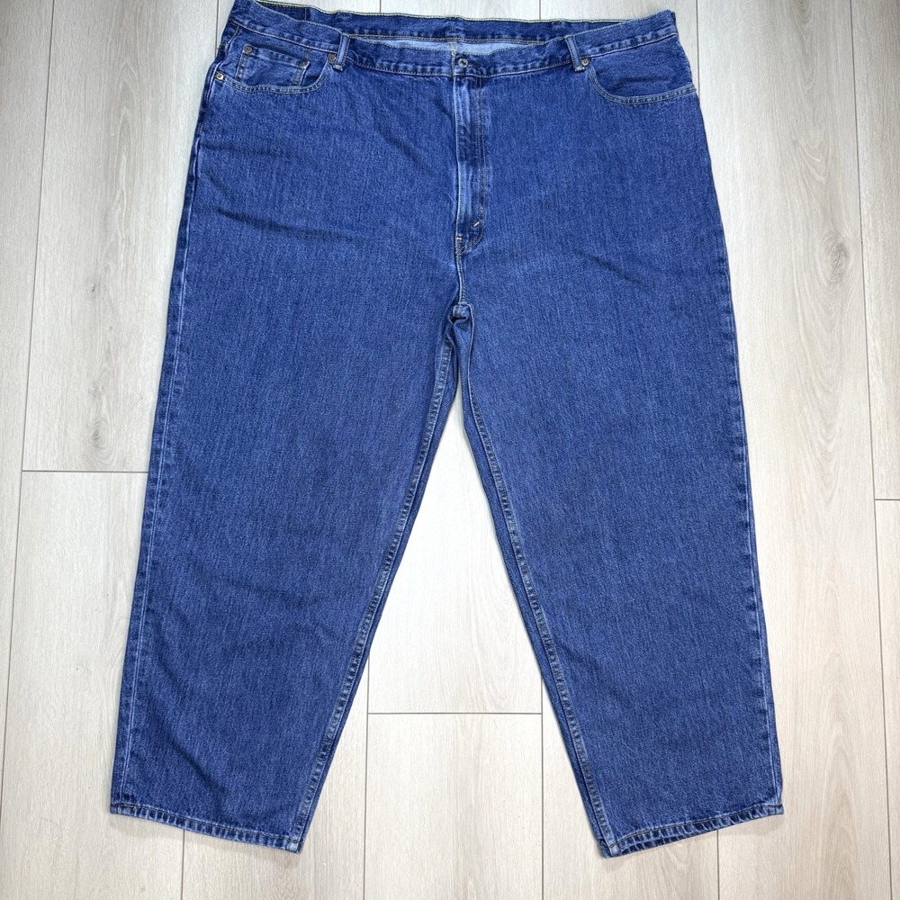 Y2K Levis 560 Mens 50x31 Blue Relaxed Fit Tapered Leg Jeans USA Classic Denim